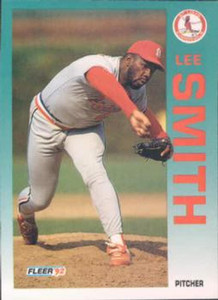 1992 Fleer #591 Lee Smith VG St. Louis Cardinals 