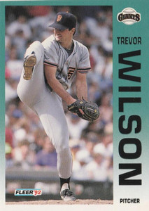 1989 Topps Giants Trevor Wilson #783 Baseball Card