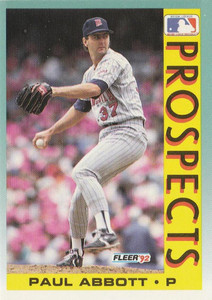 1992 Fleer #667 Paul Abbott MLP VG Minnesota Twins 