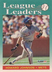 1986 Fleer Baseball - #85 - Howard Johnson - New York Mets