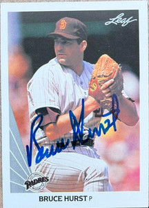 Bruce Hurst Autographed 1990 Leaf #23