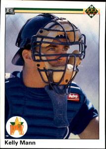 1990 Upper Deck #33 Kelly Mann VG RC Rookie Atlanta Braves 