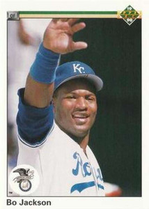 1990 Upper Deck #75 Bo Jackson UER EC VG SP Kansas City Royals 
