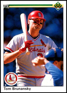 1990 Upper Deck #257 Tom Brunansky VG St. Louis Cardinals 
