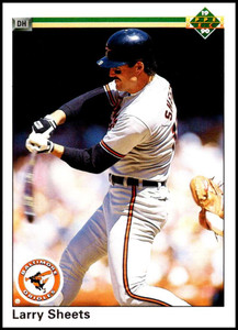 1990 Upper Deck #287 Larry Sheets VG Baltimore Orioles 
