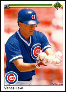 1990 Upper Deck #380 Vance Law VG Chicago Cubs 