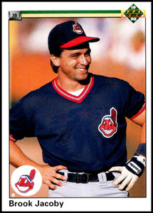 1990 Upper Deck #459 Brook Jacoby VG Cleveland Indians 
