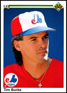 1990 Upper Deck #515 Tim Burke VG Montreal Expos 