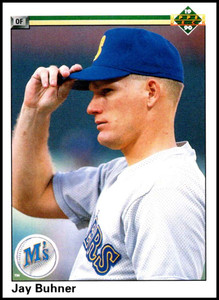 Jay Buhner - Mariners #128 Upper Deck 1991 Baseball Trading Card