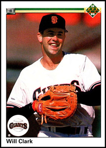 1990 Topps #100 Will Clark - San Francisco Giants (Baseball Cards