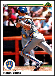 1990 Upper Deck #567 Robin Yount UER VG Milwaukee Brewers 
