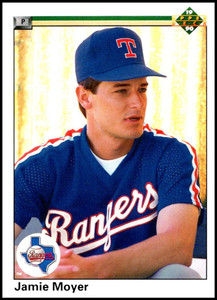 1990 Upper Deck #619 Jamie Moyer VG Texas Rangers 