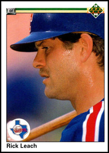 1990 Upper Deck #640 Rick Leach VG Texas Rangers 