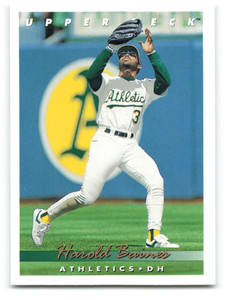 1993 Upper Deck #81 Harold Baines VG Oakland Athletics 