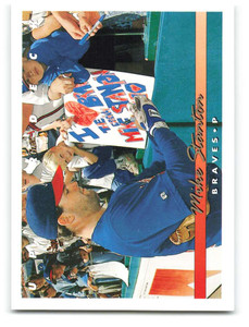 1993 Upper Deck #90 Mike Stanton VG Atlanta Braves 
