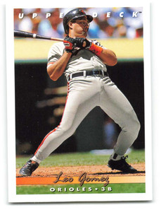 1993 Upper Deck #132 Leo Gomez VG Baltimore Orioles 