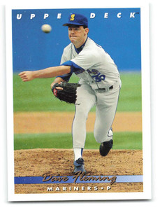 1993 Upper Deck #141 Dave Fleming VG Seattle Mariners 