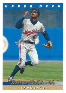 Delino DeShields 1990 Score Montreal Expos Rookie Card #645