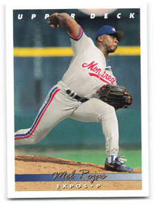 1993 Upper Deck #190 Mel Rojas VG Montreal Expos 