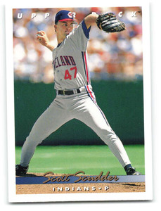 1993 Upper Deck #208 Scott Scudder VG Cleveland Indians 