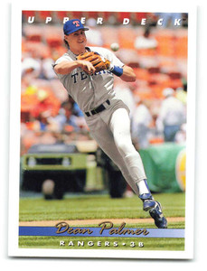 1993 Upper Deck #241 Dean Palmer VG Texas Rangers 