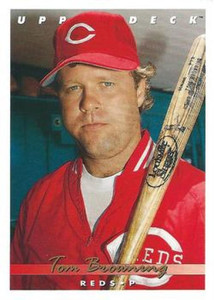 1993 Upper Deck #270 Tom Browning VG Cincinnati Reds 