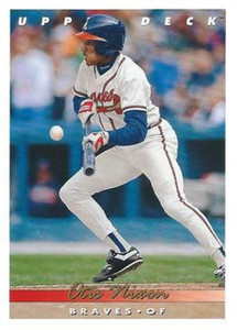  1993 Stadium Club #678 Otis Nixon Atlanta Braves