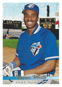 1992 Studio #259 Devon White VG Toronto Blue Jays - Under the