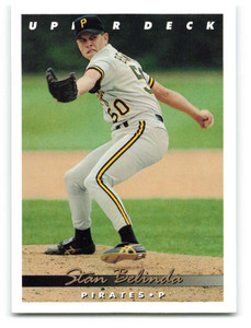 1993 Upper Deck #359 Stan Belinda VG Pittsburgh Pirates 