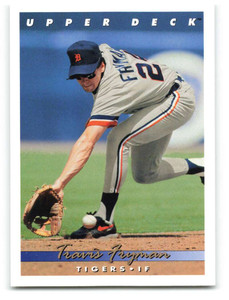 1993 Upper Deck #364 Travis Fryman VG Detroit Tigers 