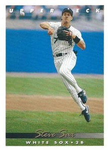 1993 Upper Deck #369 Steve Sax VG Chicago White Sox 