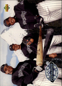 1993 Upper Deck #478 Dante Bichette/Dave Nied/Andres Galarraga VG Colorado Rockies 