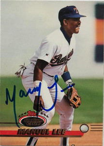 Manny Lee Autographed 1993 Stadium Club #713