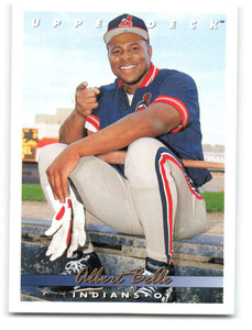 1993 Upper Deck #586 Albert Belle VG Cleveland Indians 