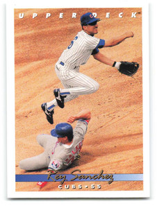 1993 Upper Deck #612 Rey Sanchez VG Chicago Cubs 