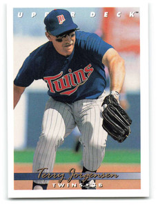 1993 Upper Deck #697 Terry Jorgensen VG Minnesota Twins 