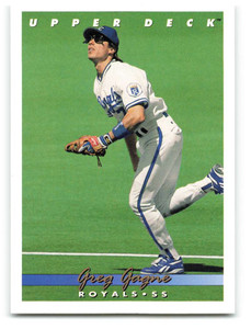 1993 Upper Deck #708 Greg Gagne VG Kansas City Royals 
