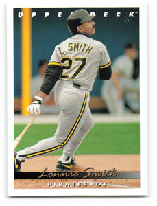 1993 Upper Deck #716 Lonnie Smith VG Pittsburgh Pirates 