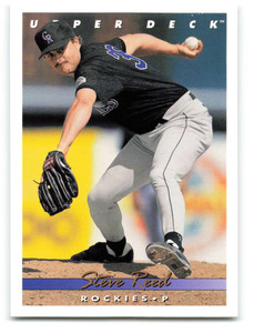 1993 Upper Deck #752 Steve Reed VG RC Rookie Colorado Rockies 