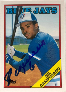 Pat Borders autographed Baseball Card (Toronto Blue Jays) 1988 Donruss The  Rookies #12