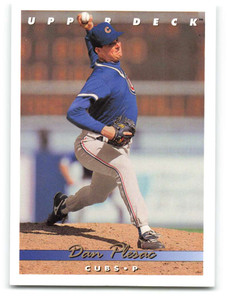 1993 Upper Deck #804 Dan Plesac VG Chicago Cubs 