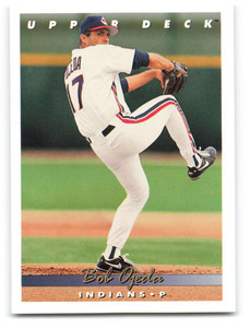 1993 Upper Deck #808 Bob Ojeda VG Cleveland Indians 