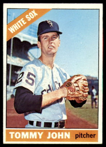 1966 Topps #486 Tommy John VG Chicago White Sox 