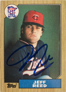 Jeff Reed Autographed 1987 Topps #247