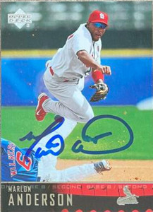 Marlon Anderson Autographed 2004 Upper Deck #780
