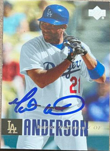 Marlon Anderson Autographed 2006 Upper Deck #1157