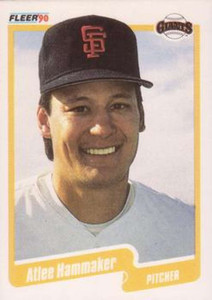 1990 Fleer #57 Atlee Hammaker VG San Francisco Giants 