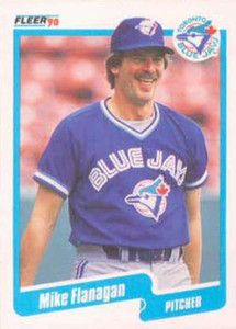 1990 Fleer #81 Mike Flanagan VG Toronto Blue Jays 