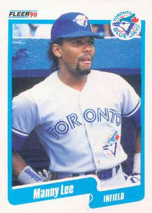 1990 Fleer #86 Manuel Lee VG Toronto Blue Jays 