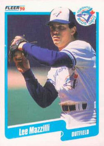 1990 Fleer #88 Lee Mazzilli VG Toronto Blue Jays 